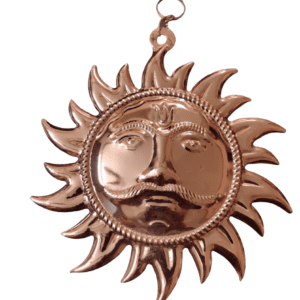 Copper Coated Metal Surya(सूर्य) Yantra(यन्त्र) , Size-22 cm