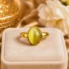 cateye-lahsuniya-stone-brass-ring-jyotishshop