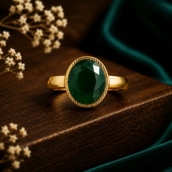 emerald-panna-stone-brass-ring-jyotishshop