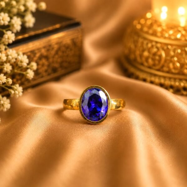 neeli-stone-brass-ring-jyotishshop