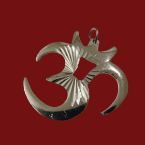 Om In Steel For Wall Hanging | Size 5x5 cm