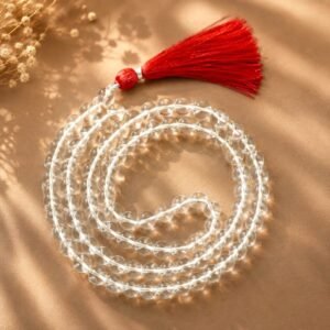 Crystal Mala(क्रिस्टल माला),Bead Size- 7.5 mm
