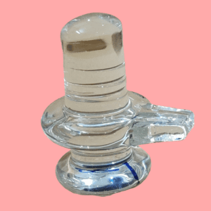 Crystal Shivling(क्रिस्टल शिवलिंग) | Weight 115 gm | Size 70x55 mm
