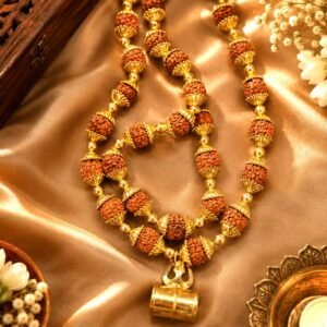 golden-cap-rudraksha-mala-jyotishshop