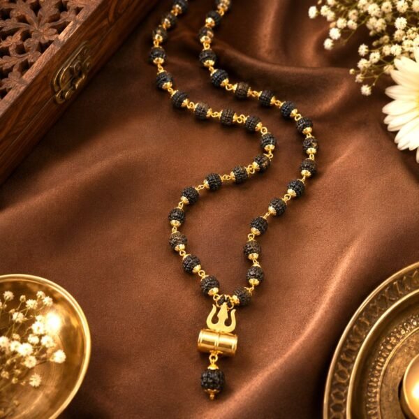 goldencap-black-rudraksha-mala-jyotishshop