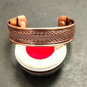 Multiline Copper Kada(कॉपर कड़ा)- Size Adjustable