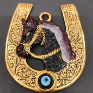 Nazar Raksha Kavach Evil Eye Metal Ghode Ki Naal | Size- 9x8 cm