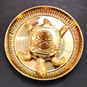 Heavy Quality Ashthdhatu Meru Shri Yantra(अष्टधातु मेरु श्री यन्त्र ), Size-6 inch, Weight-340 gram