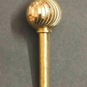 Heavy High Quality Brass Hanuman Gada(हनुमान ब्रास गदा), Size- 5 cm, Weight- 30 g