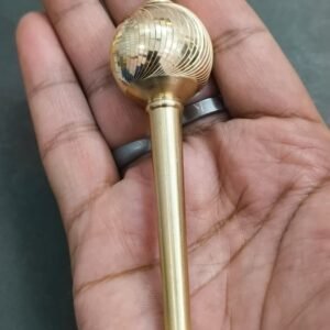 Heavy High Quality Brass Hanuman Gada(हनुमान ब्रास गदा), Size- 10 cm, Weight- 146 g