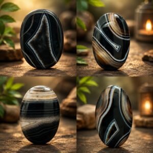 Big Size Sulemani Hakik Stone | Set Of 4 | Weight 411.55 carat